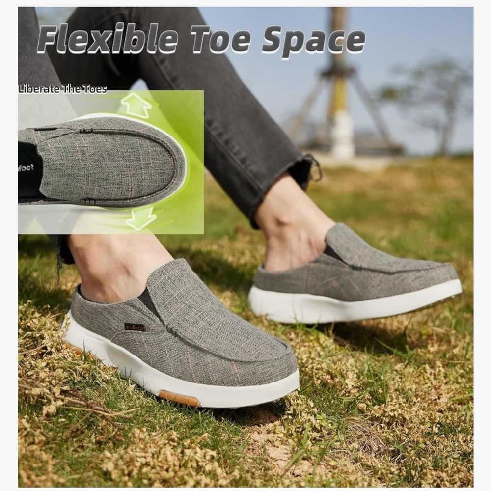 OrthoComfoot Women's Orthopedic Slip-On Loafers Walking Shoes Comfortable Arch - Picture 7 of 16